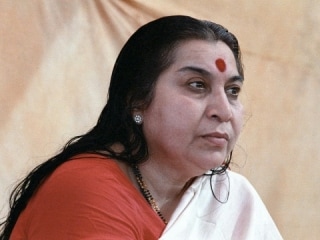 Shri Mataji Nirmala Devi head and shoulders 3/4 profile